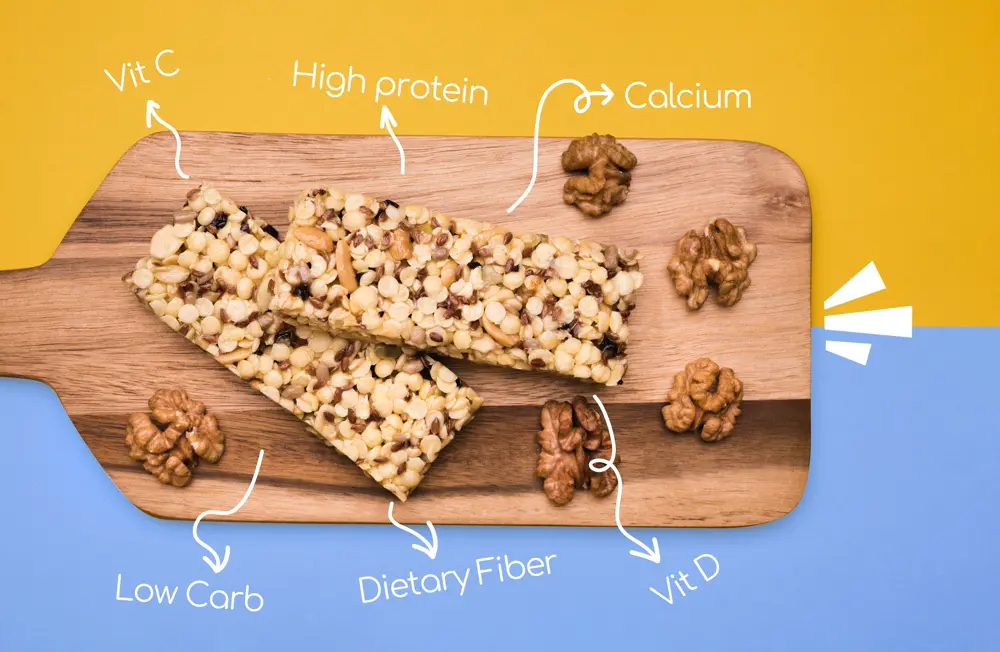 Pseudocereals and Plant Proteins: Snack Bars
